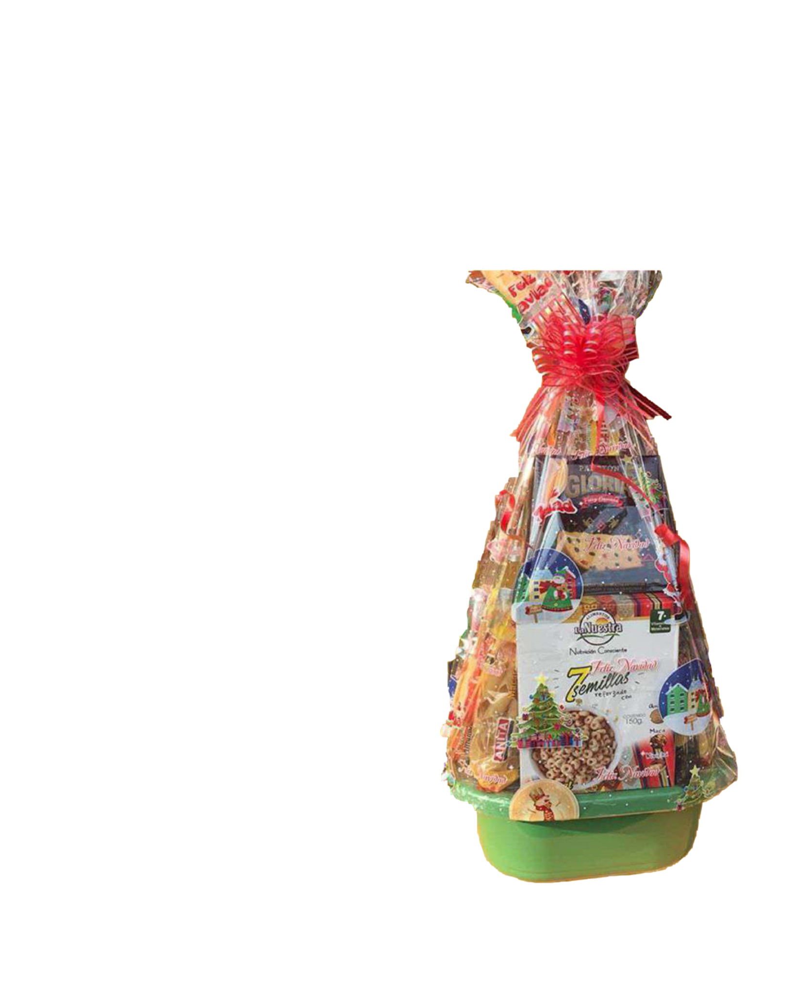 Cesto Navideño Verde